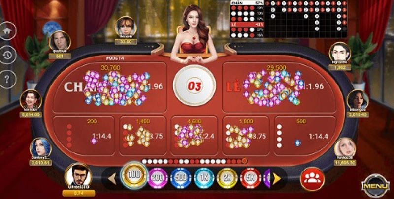 Cửa cửa cược phổ biến trong game Xóc Đĩa 1XBIT 